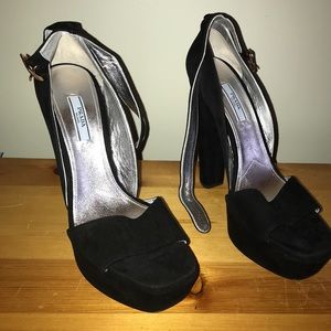Prada platform heels